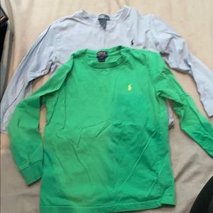 2 pieces Polo long sleeve tshirt